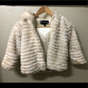 Rothschild Girls Coat Size 4 White Jacket